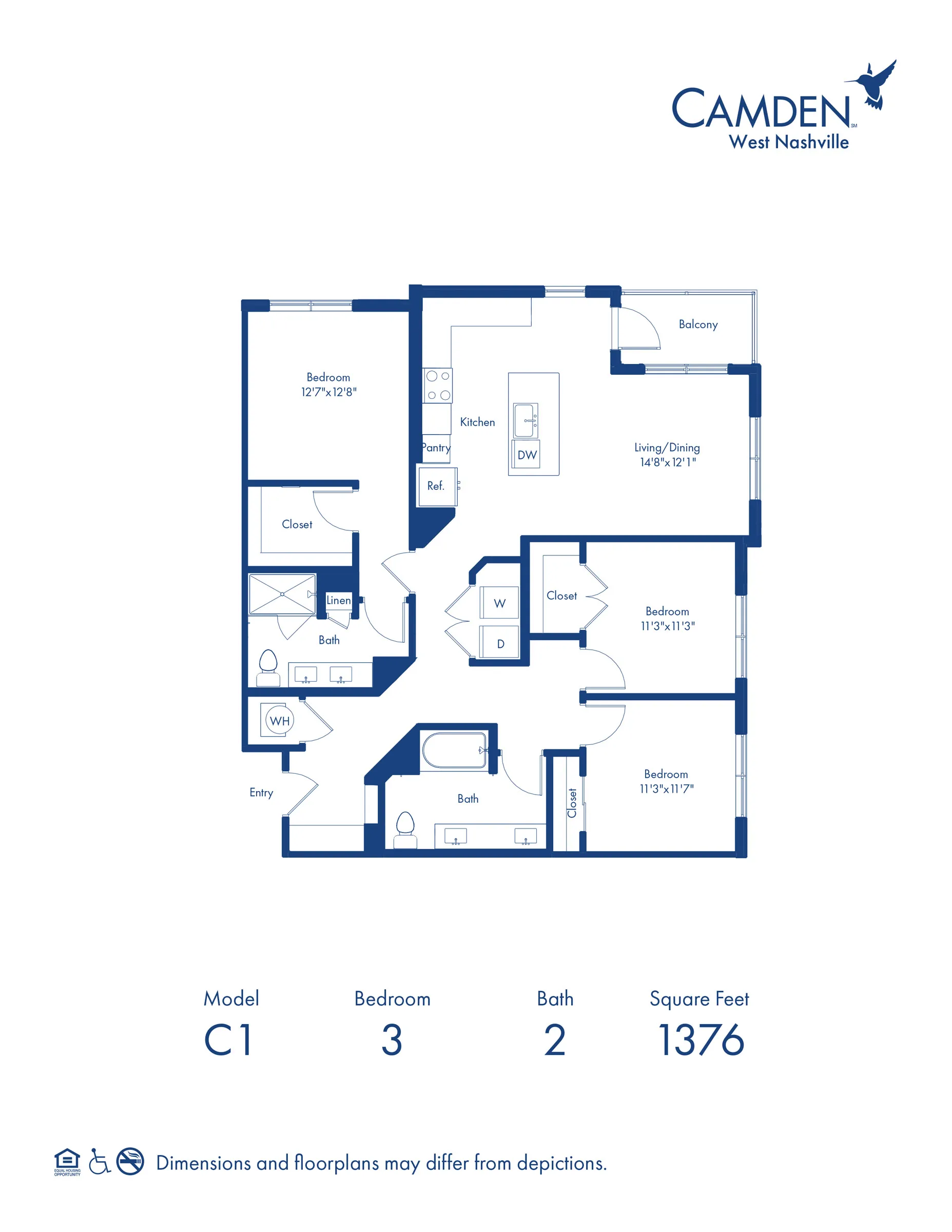 Plan C1 floor plan