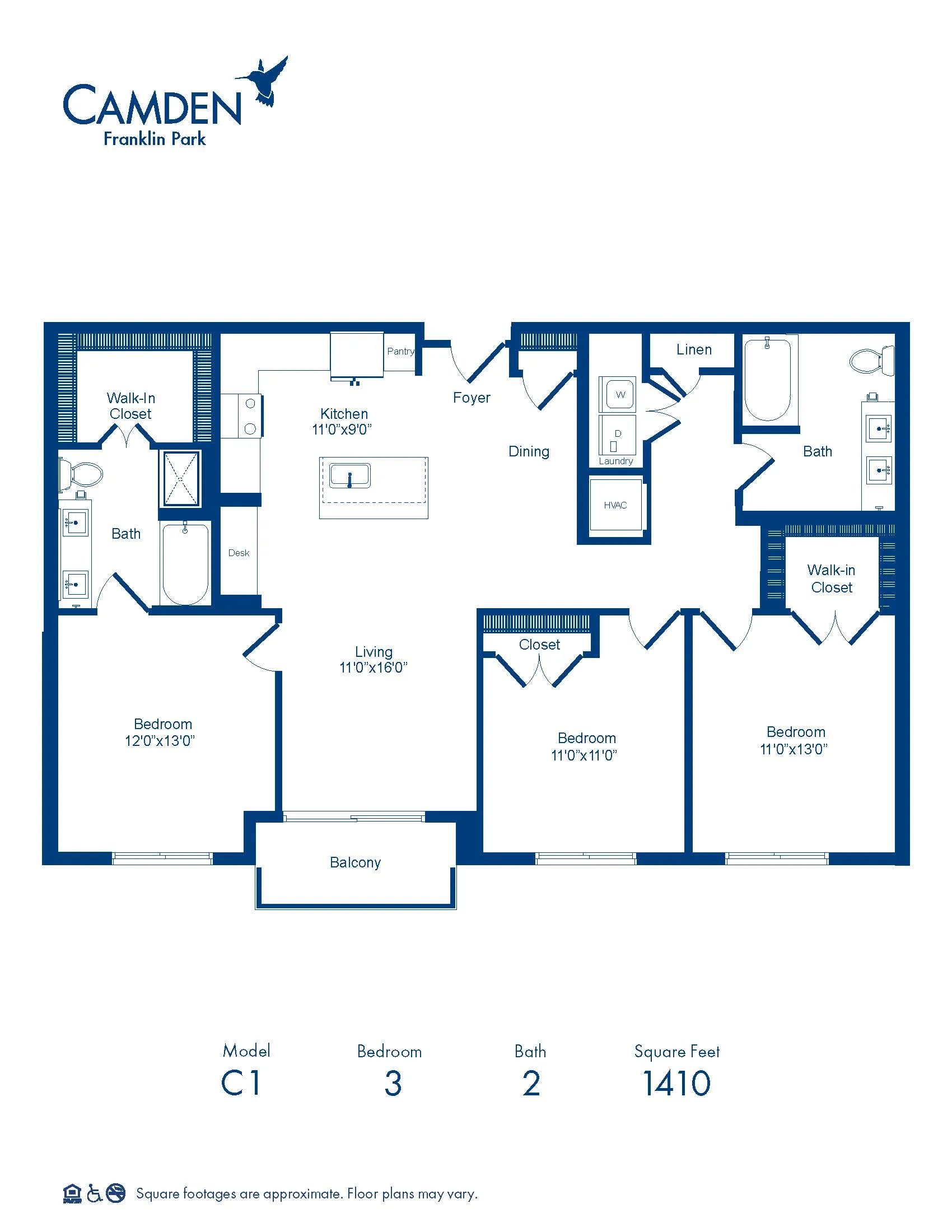 Plan C1 floor plan