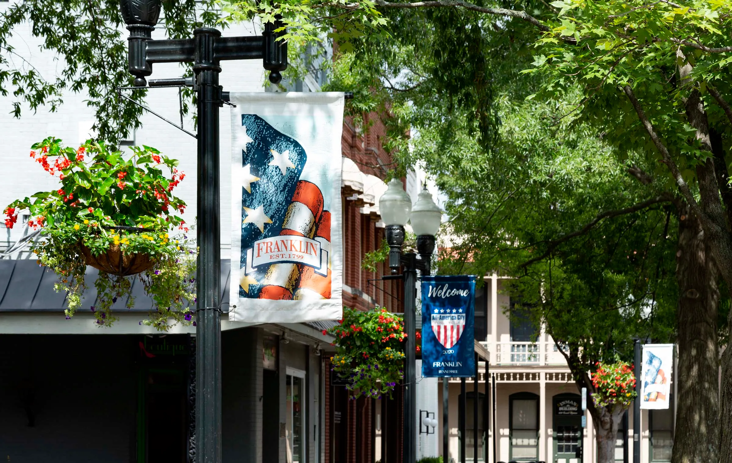 Main Street in downtown Franklin