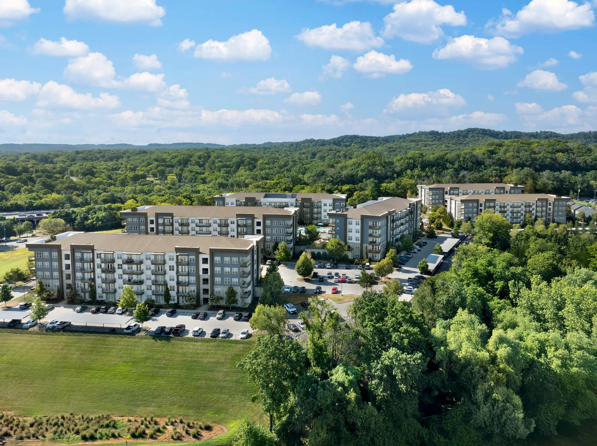 Camden West Nashville surrounded by green hills